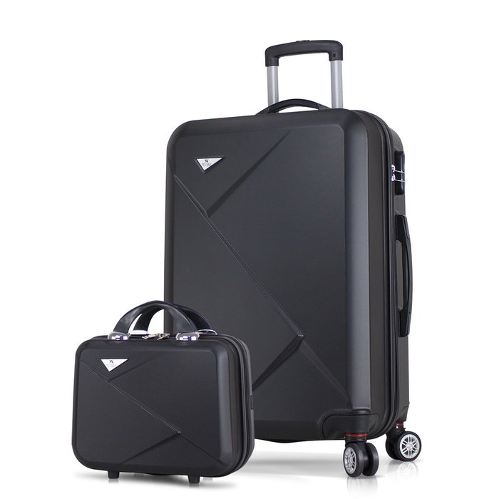 Zoozie Bags Juego de Maletas de 2 Piezas Negro Zoozie Bags Juego de Maletas de 2 Piezas Negro